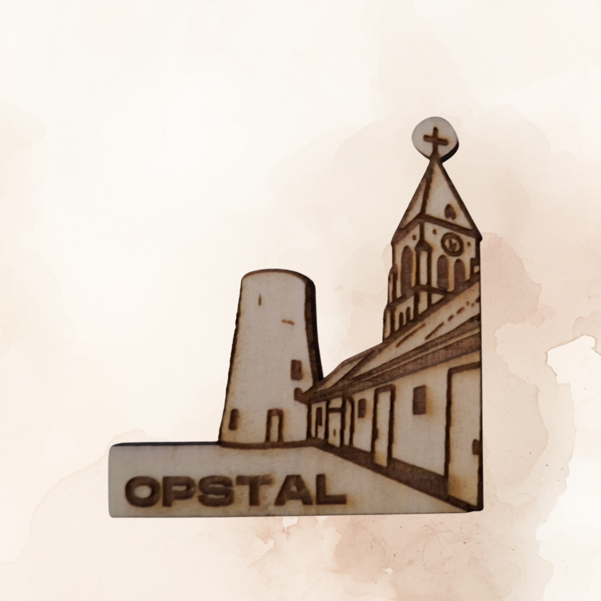 Magneet Opstal patattenmolen-kerk