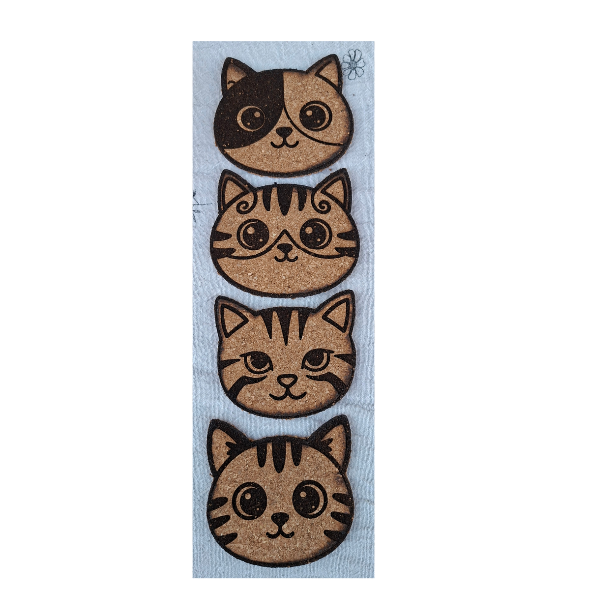 Onderzetters katten